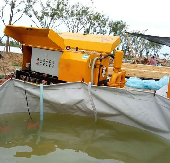 混凝土发泡机使用案例